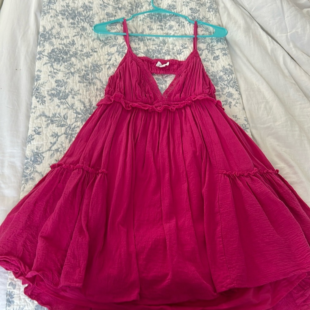 FUCHSIA SUMMER DRESS